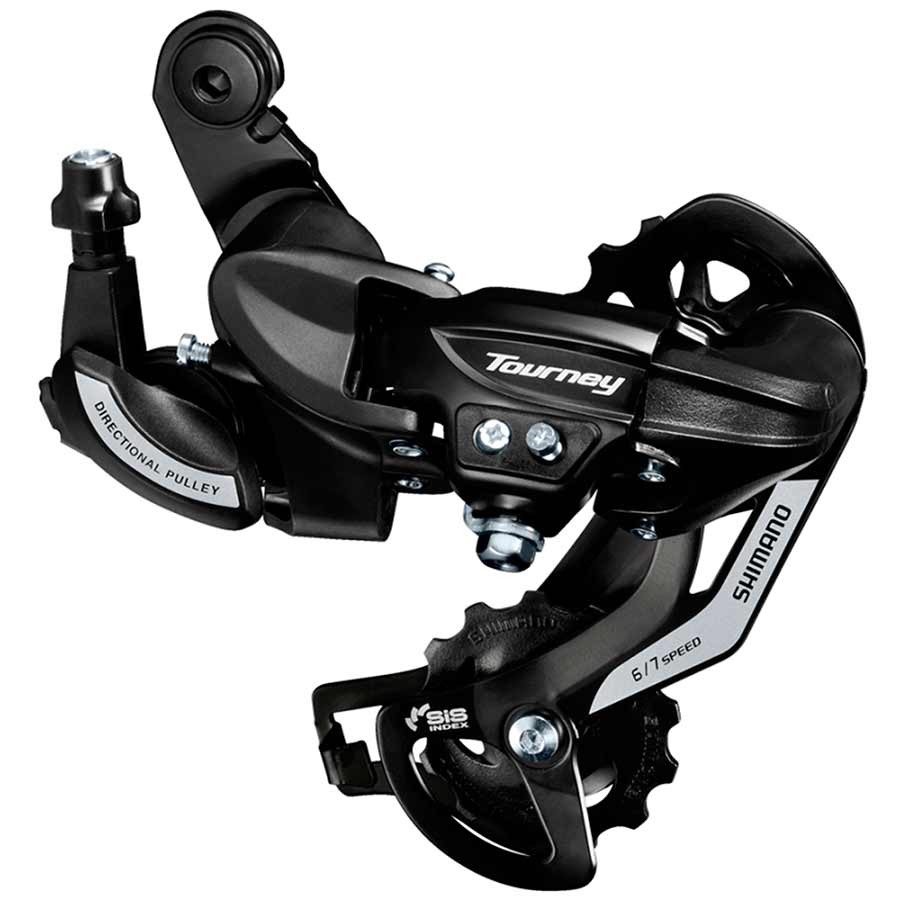 Shimano, Tourney RD-TY500, Rear derailleur, 6/7sp., SGS, Black, Direct attachment